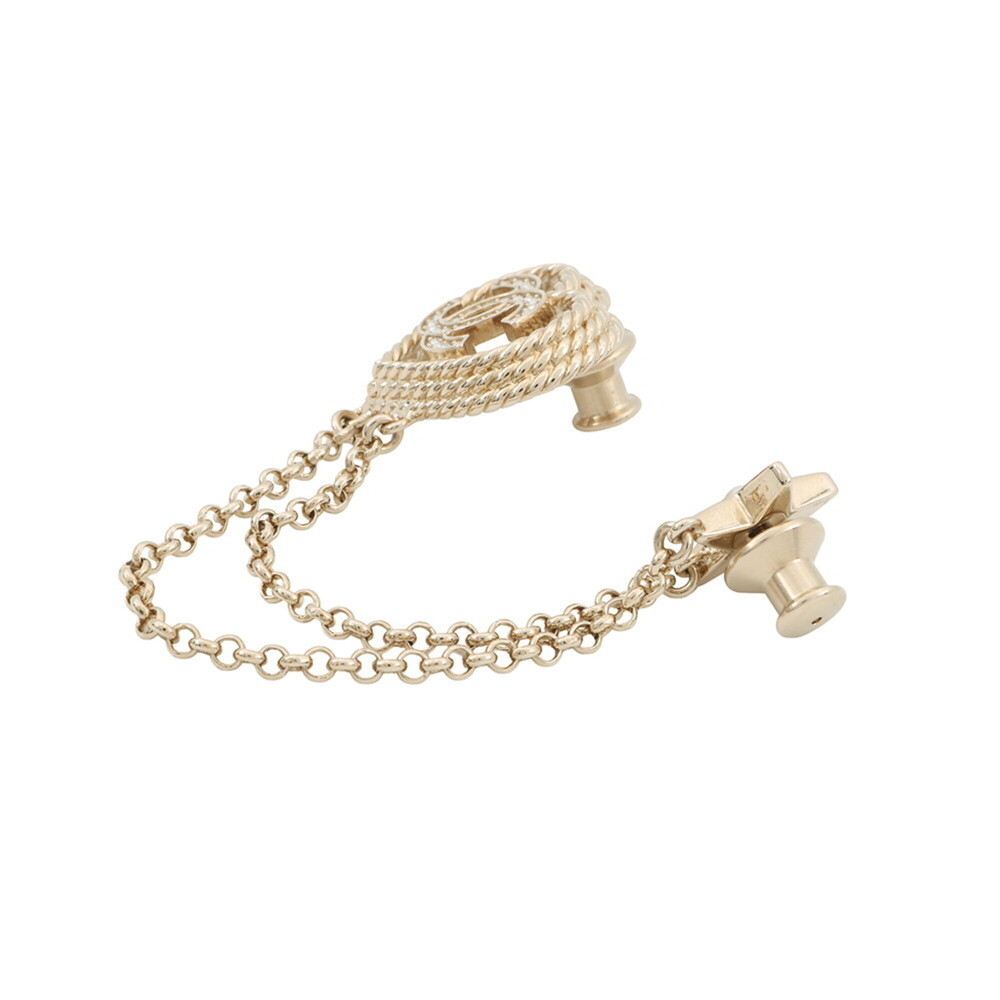 CHANEL Pearl Logo Brooch - Picture 2 of 10